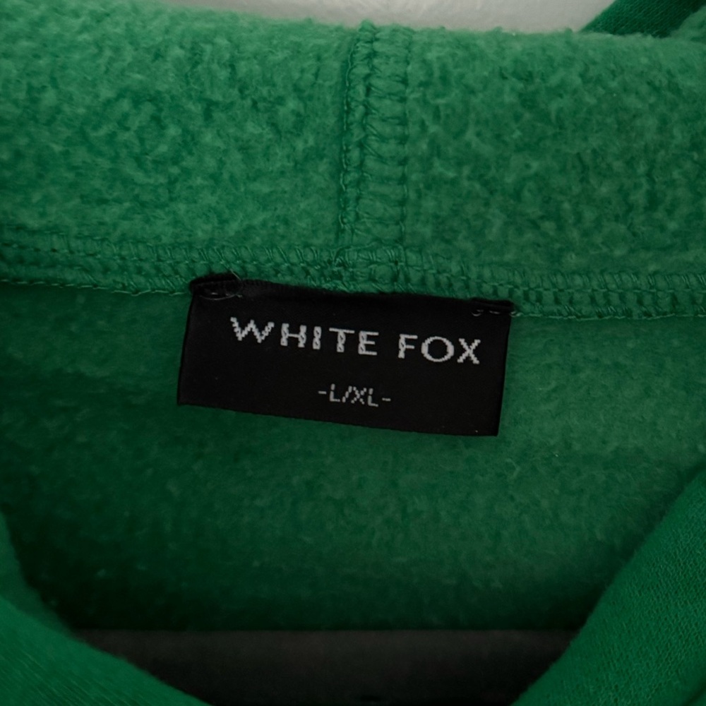 White Fox Boutique Green/Blue Hoodie - Picture 5 of 5